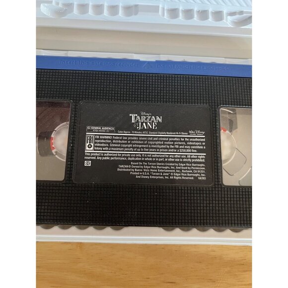Disney's Tarzan & Jane VHS Movie Classic Vintage Family Adventure Comedy - Picture 2 of 4